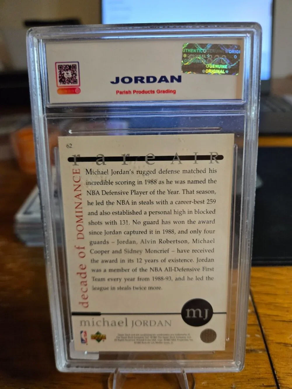 1997 Upper Deck Jordan Rare Air